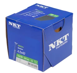 NKT Fasteners DECK+ Outdoor terrasseskrue 4,5 x 42mm 250 stk.