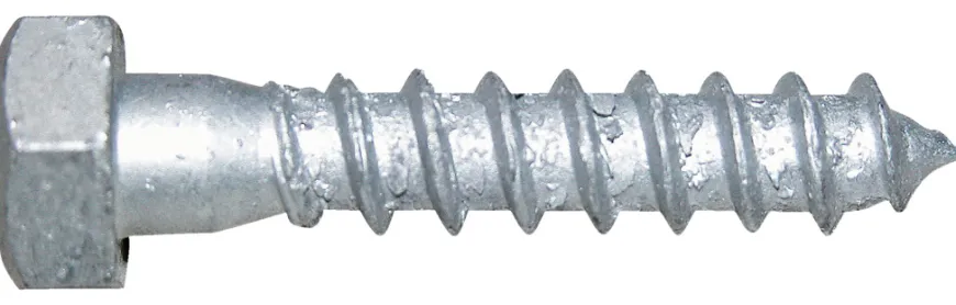 NKT Fasteners fransk skrue 8 x 80 mm - 4 stk.