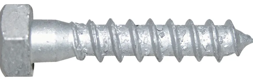 NKT Fasteners fransk skrue 10 x 80 mm 2 stk.
