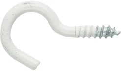 NKT Fasteners skruekrog 2,6 x 30 mm hvid 6 stk.