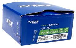 NKT Fasteners SPUN+ Climate skrue 4,0 x 30 mm 200 stk.