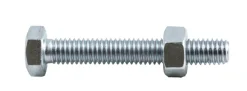 NKT Fasteners stålsætskruer m/møtrik M8 x 20 mm 6 stk.