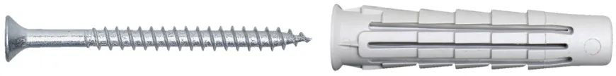 NKT Fasteners T6 universaldyvel m/skrue 6 x 45 mm 8 stk.