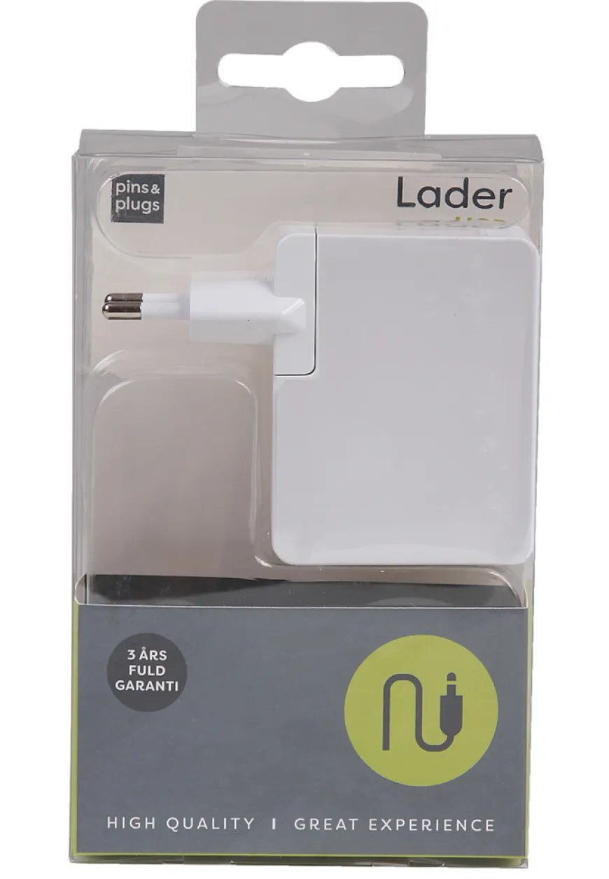 Oplader med 4 USB porte