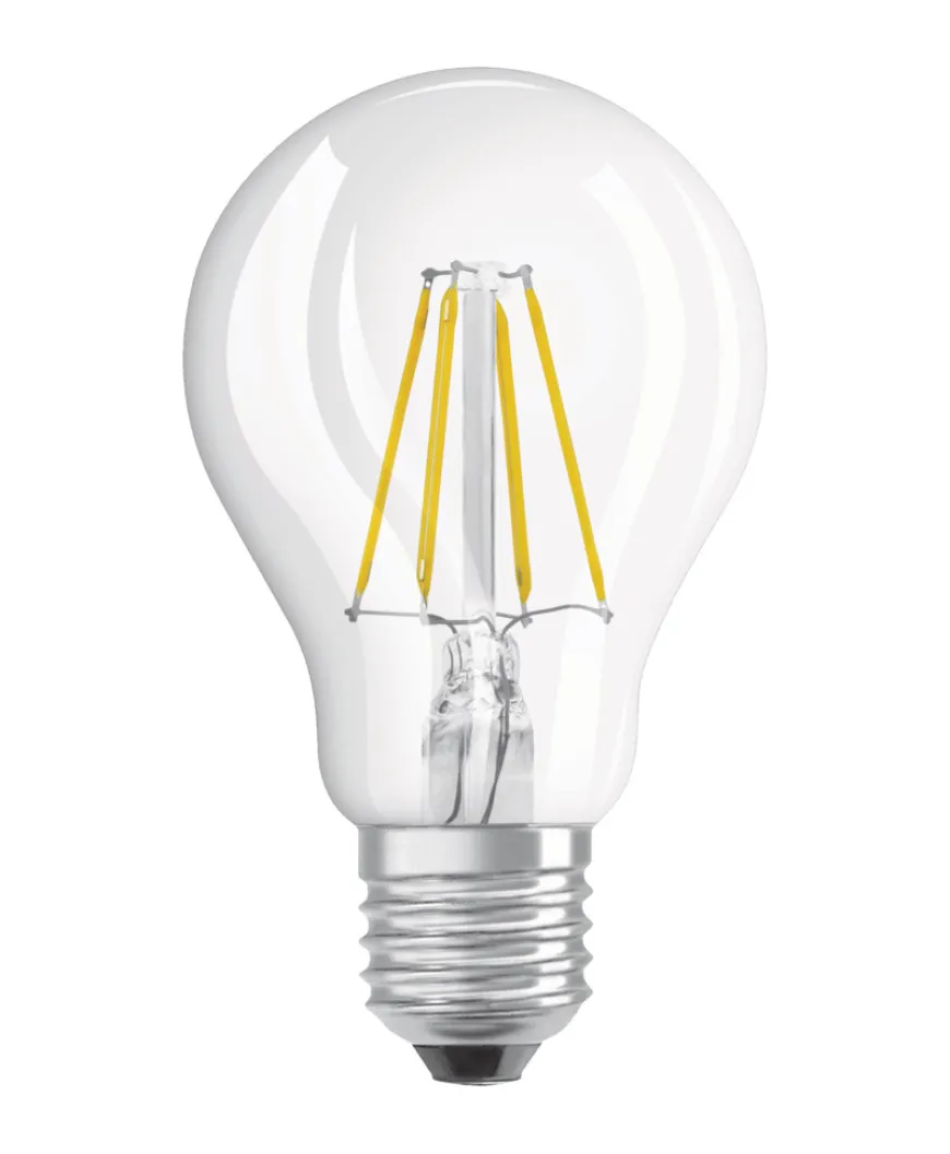 Osram LED Base standardpære E27 4 W 2-pk.