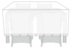 Overtræk til havemøbelsæt L170 x B130 x H85 cm - Sunlife®