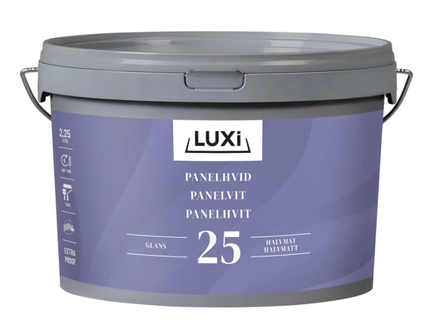 Panelhvid ekstra robust 2,25 liter - LUXI®