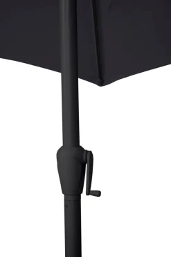 Parasol Arizona sort m/krank & tilt Ø300 cm - Sunlife®