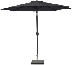 Parasol Arizona sort m/krank & tilt Ø300 cm - Sunlife®