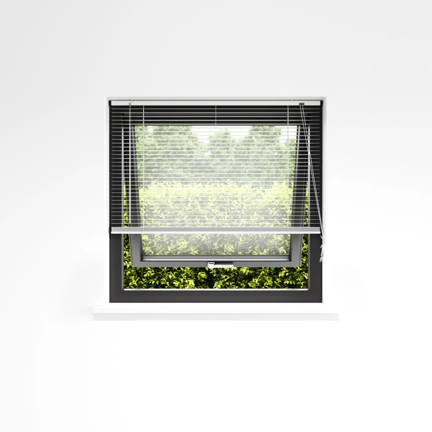Persienne aluminium hvid 80 x 130 cm