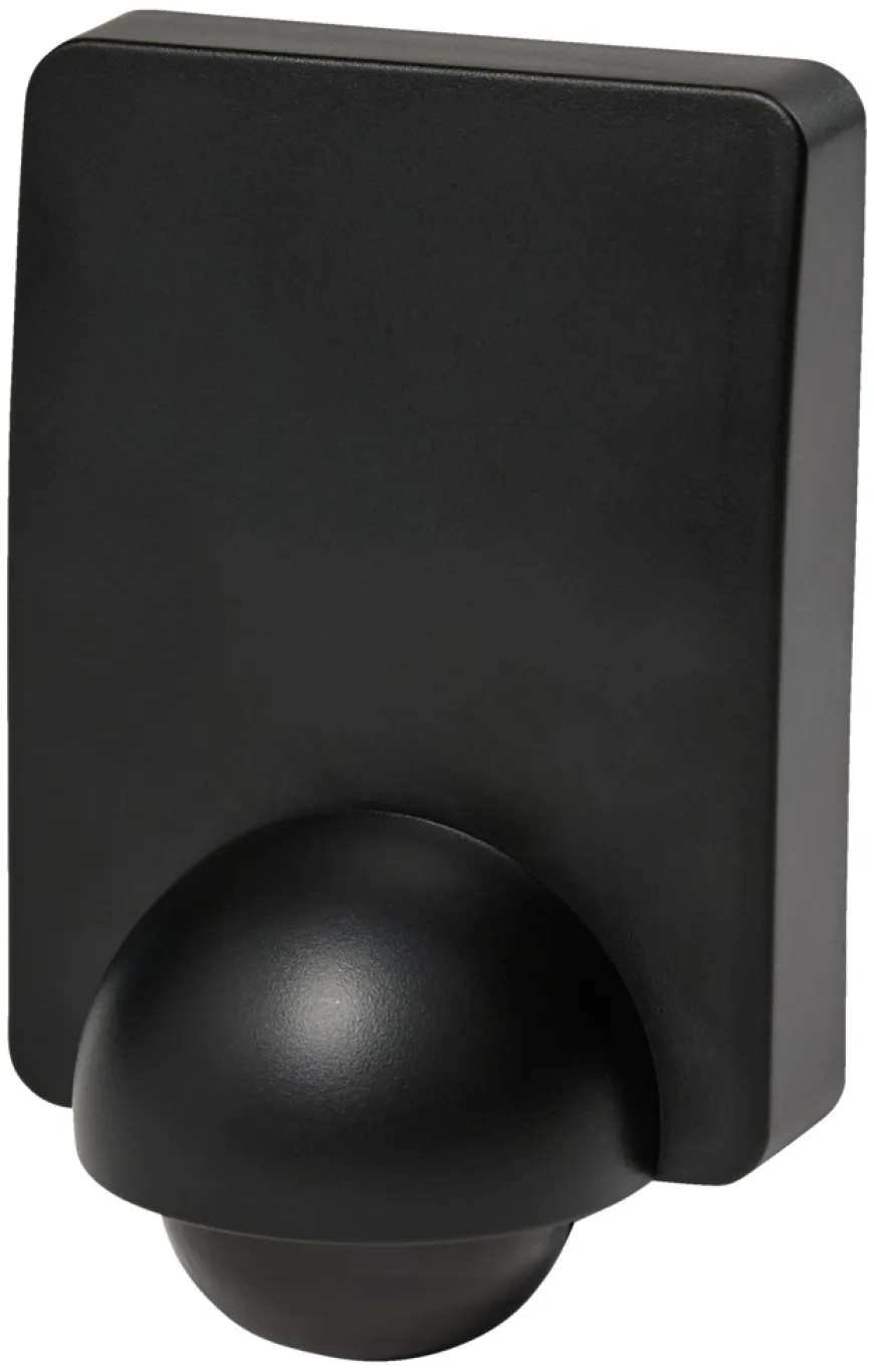 PIR-sensor 240° indendørs/udendørs sort - Elworks