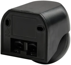 PIR-sensor 180° indendørs/udendørs sort - Elworks