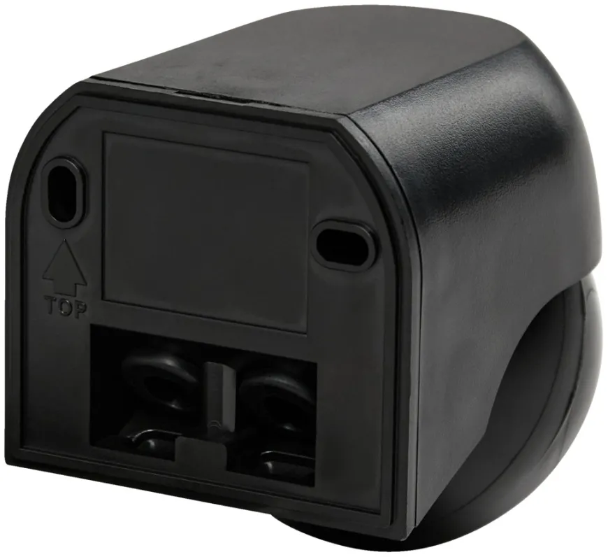 PIR-sensor 180° indendørs/udendørs sort - Elworks