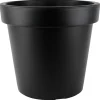 Plastkrukke sort Ø45 x H41 cm