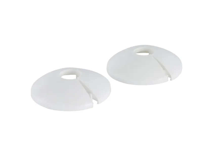 Plastroset 12 mm hvid - 2 stk.