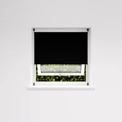 Plisségardin Touch Up & Down sort 90 x 130 cm