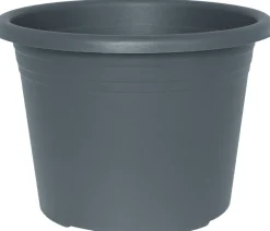 Potte Cylindro plast grå Ø40 cm