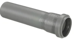 PP afløbsrør grå 75 mm x 500 mm