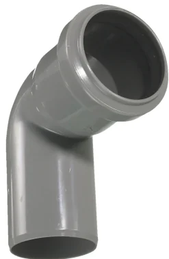 PP bøjning grå 75 mm x 87 gr.
