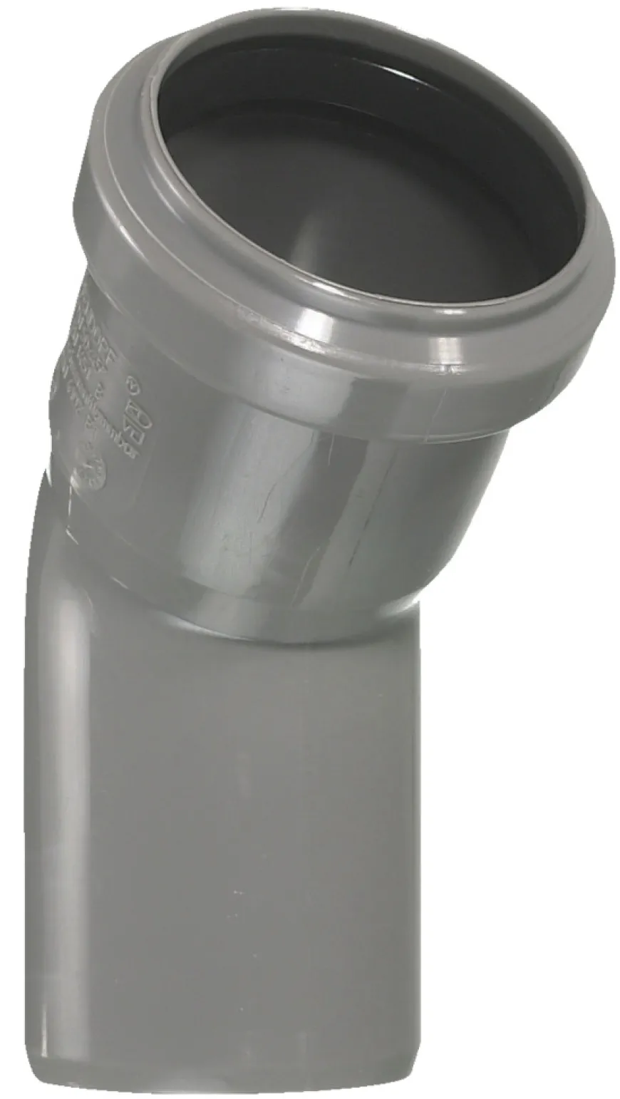 PP bøjning grå 50 mm x 45 gr.