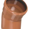 PVC kloakbøjning 110 mm x 30 gr. rød