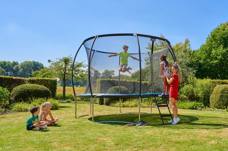 Salta Cosmos trampolin med sikkerhedsnet Ø366 cm