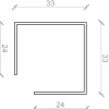 Samlemuffe 25 x 25 x 60 mm