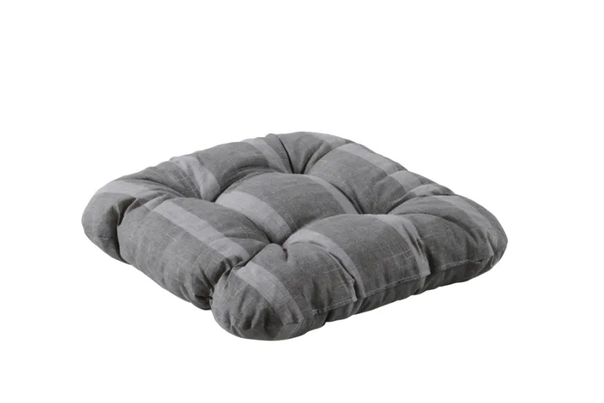 Sædehynde Nuuk grå stribet 38 x 38 cm - Sunlife®