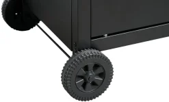 Serveringsvogn Columbus sort stål - Sunlife®