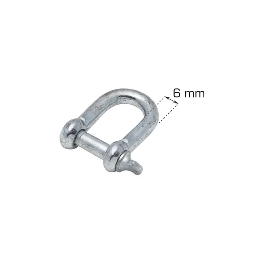 Sjækel 6 mm 2 stk.