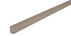 Skureliste plast koksgrå - 15 x 22 x 3000 mm