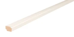 Skyggeliste hvid - 15 x 21 x 3000 mm