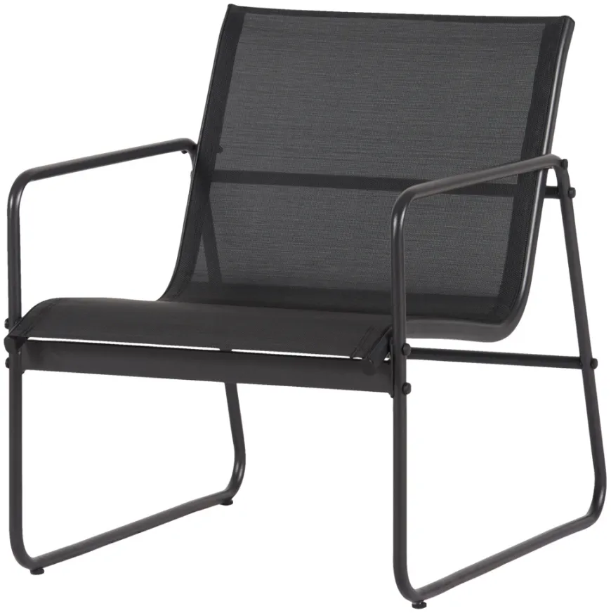 Sofasæt stål sort 4 dele - Envy
