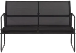 Sofasæt stål sort 4 dele - Envy