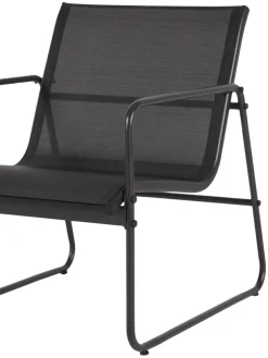 Sofasæt stål sort 4 dele - Envy