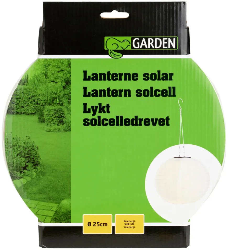 Solarlanterne rund Ø25 cm - Garden®