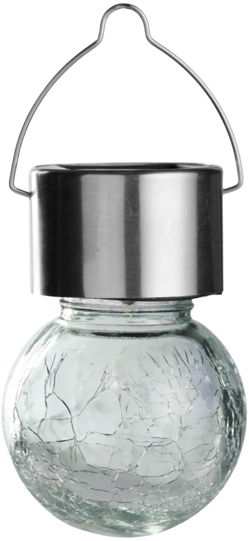 Solcellepære glas/metal Ø6 cm 3-pk. - Garden®