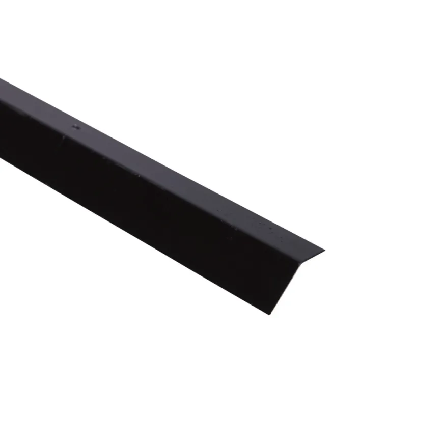 Sort profil med sneglekant 80 cm