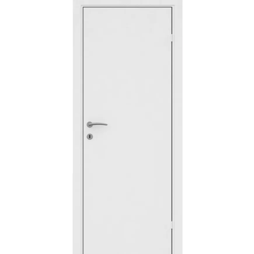 Stabil hvidmalet dør 82,5 x 204 cm