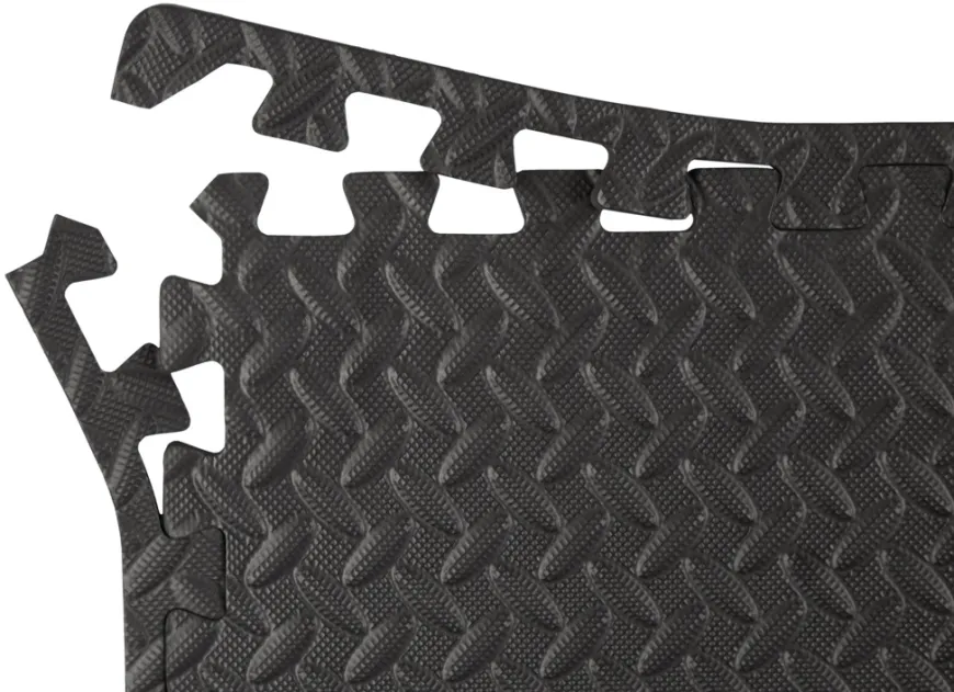 Stødabsorberende gulvunderlag 61 x 61 cm 6-pk. - Probuilder