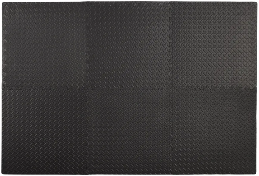 Stødabsorberende gulvunderlag 61 x 61 cm 6-pk. - Probuilder