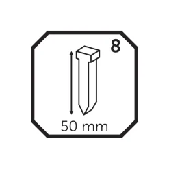 Stifter til sømpistol 50 mm nr. 8 5000 stk. - Probuilder