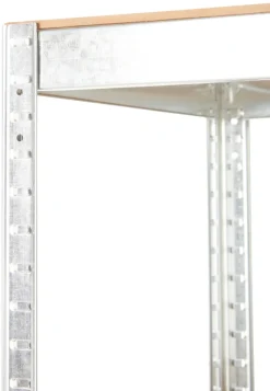 Stålreol galv. m/5 hylder - 120 x 180 x 45 cm