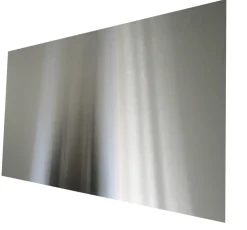 Stænkplade stål firkantet 80 x 40 cm