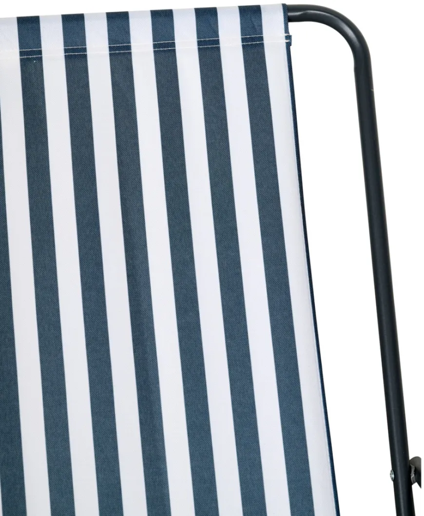 Strandstol Albany i metal og polyester - Sunlife®