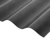 Tagplade sort 90 x 200 cm - SUNLUX® Sinus