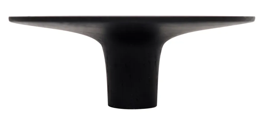 Træknop Ø135 mm sort