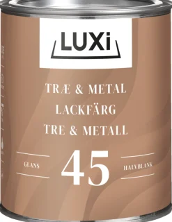 Træ & Metal 45 hvid olie 0,75 liter - LUXI®