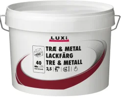 Træ & Metal 40 renhvid (RAL 9010) 2,25 liter - LUXI®