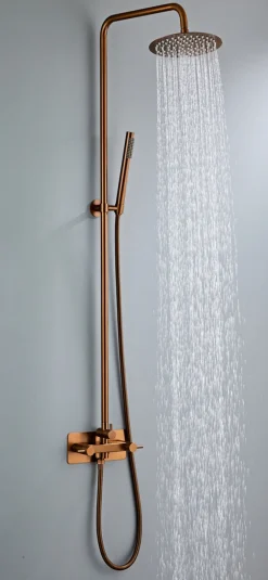 Udebruser kobberfinish kold/varm Ø20 cm